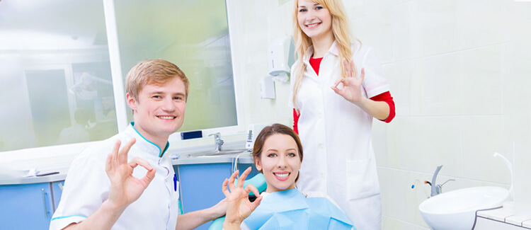 Patient care excellence in dentist office