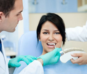 The process of Internal teeth whitening for Buffalo patients